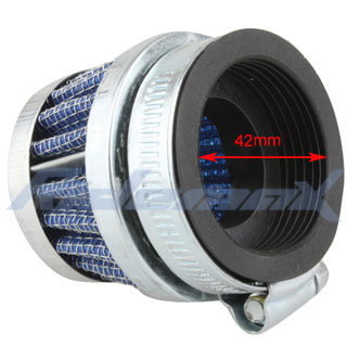 42mm Air Filter for 250CC ATVs & Dirt Bikes