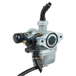 19mm Zinc Carburetor w/Hand Choke Lever for 50-110cc 4-stroke ATVs, Dirt Bikes & Go Karts