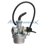 22mm Carburetor w/Hand Choke Lever for 125cc 4-stroke ATVs, Dirt Bikes & Go Karts