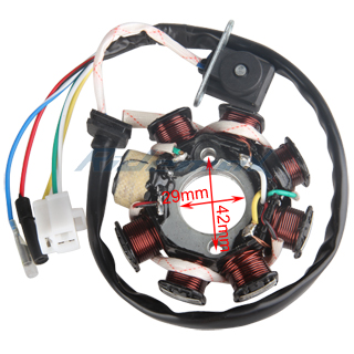 8-Coil Magneto Coil for 50cc Moped / Scooters