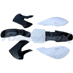 Black Plastic Body Shell for KAWASAKI KLX/DRZ 110, KX65 Style Pit Bikes