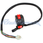 3-Function ATV Left Switch Assembly with Choke Lever