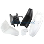 Plastic Fender Body Seat Gas Tank Kit Yamaha PW50 PY50 White