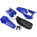 Plastic Fender Body Seat Tank Kit Yamaha PW80 PW 80 Blue