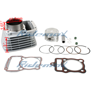 Cylinder Body Assembly for 200cc Air Cooled ATVs and Dirt Bikes