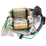 2-Coil Full-Wave Magneto Stator for 50cc-125cc Electric Start ATVs & Go Karts