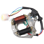 2-Coil Half-Wave Magneto Stator for 50cc-125cc Electric Start ATVs & Dirt Bikes & Go Karts