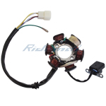 6-Coil Magneto Stator Coil for 50cc - 125cc ATVs & Go Karts