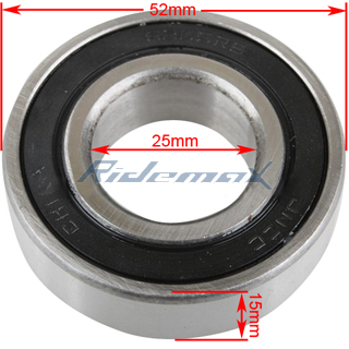 6205 Bearing For ATVs, Dirt Bikes, Go Karts & Scooters